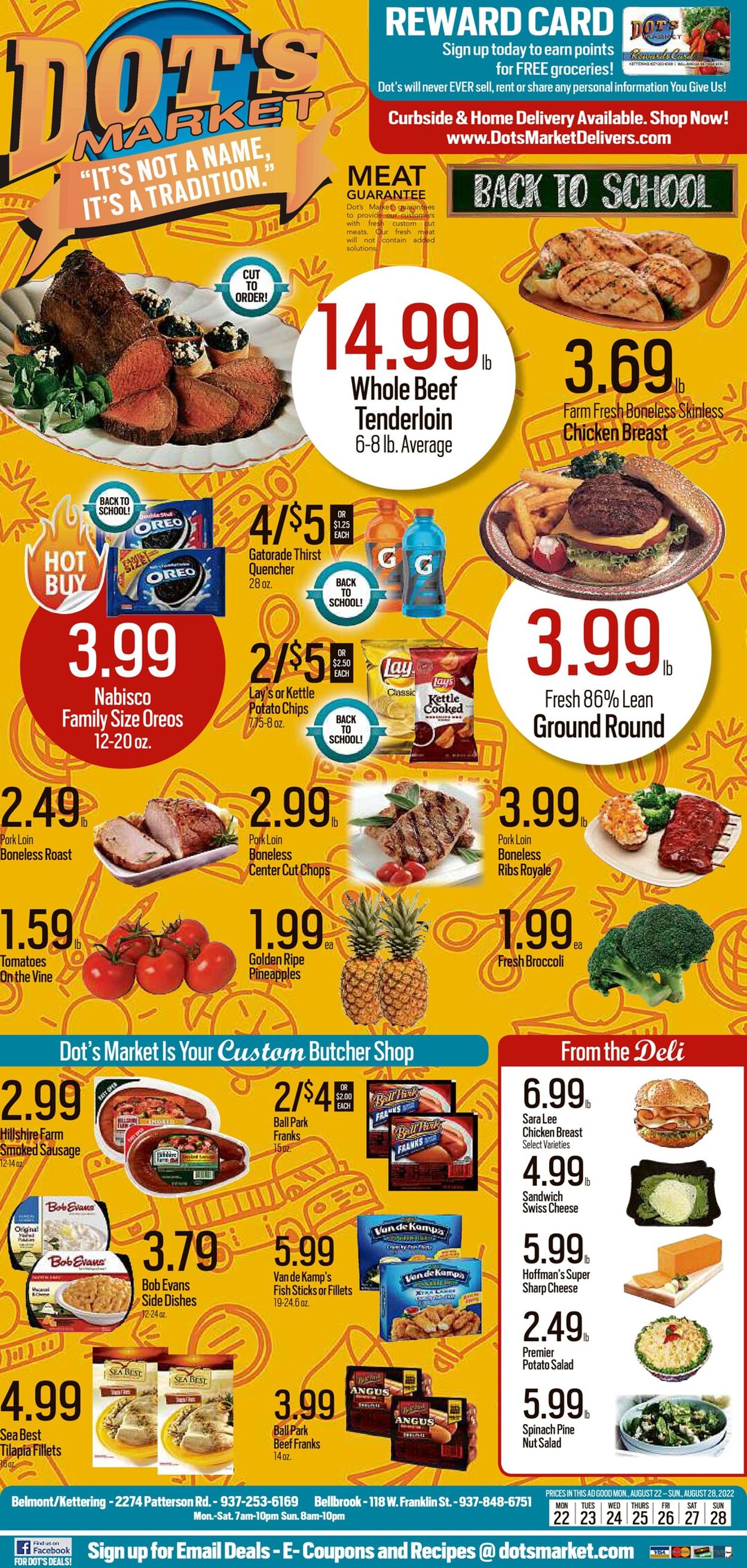 Dot's Market Weekly Ad Circular - valid 08/22-08/28/2022