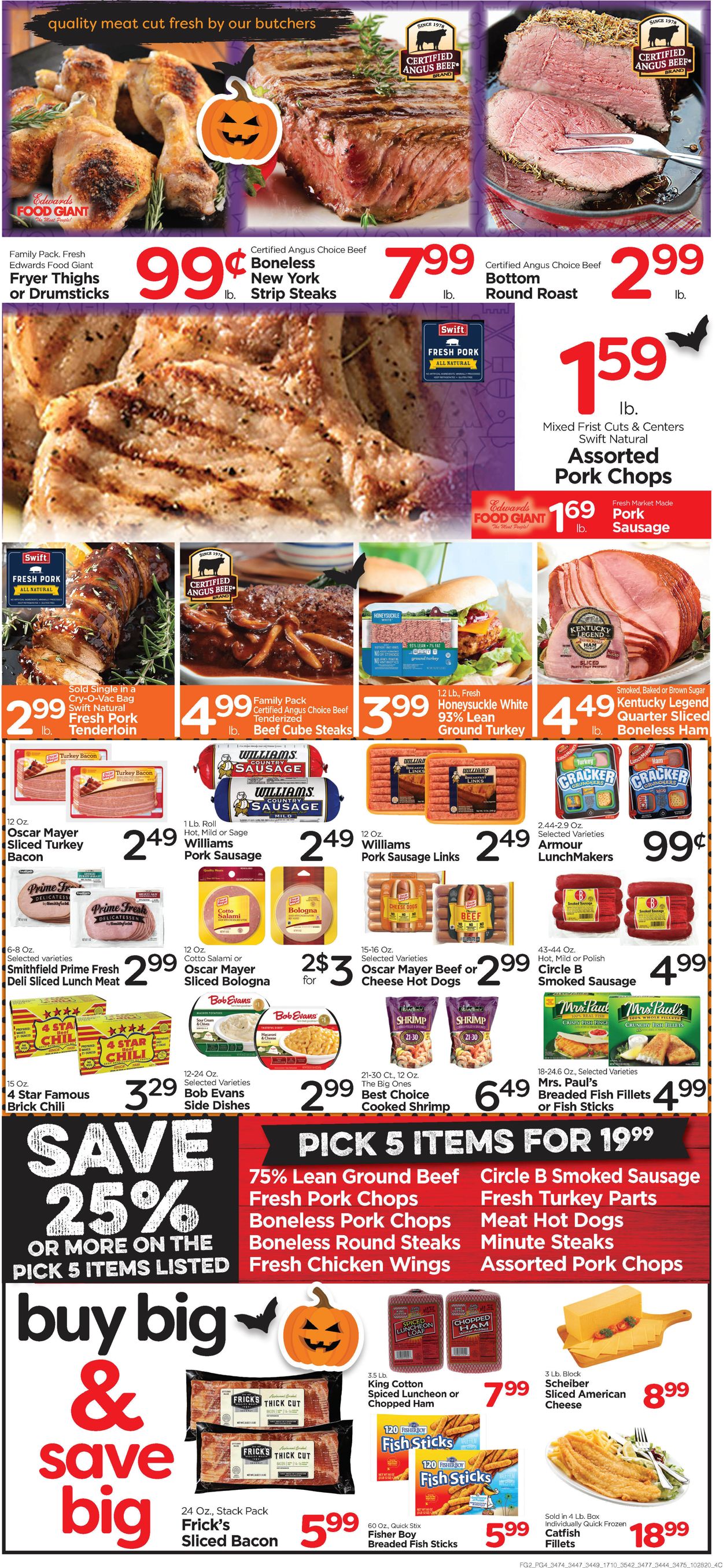 Edwards Food Giant Weekly Ad Circular - valid 10/28-11/03/2020 (Page 4)