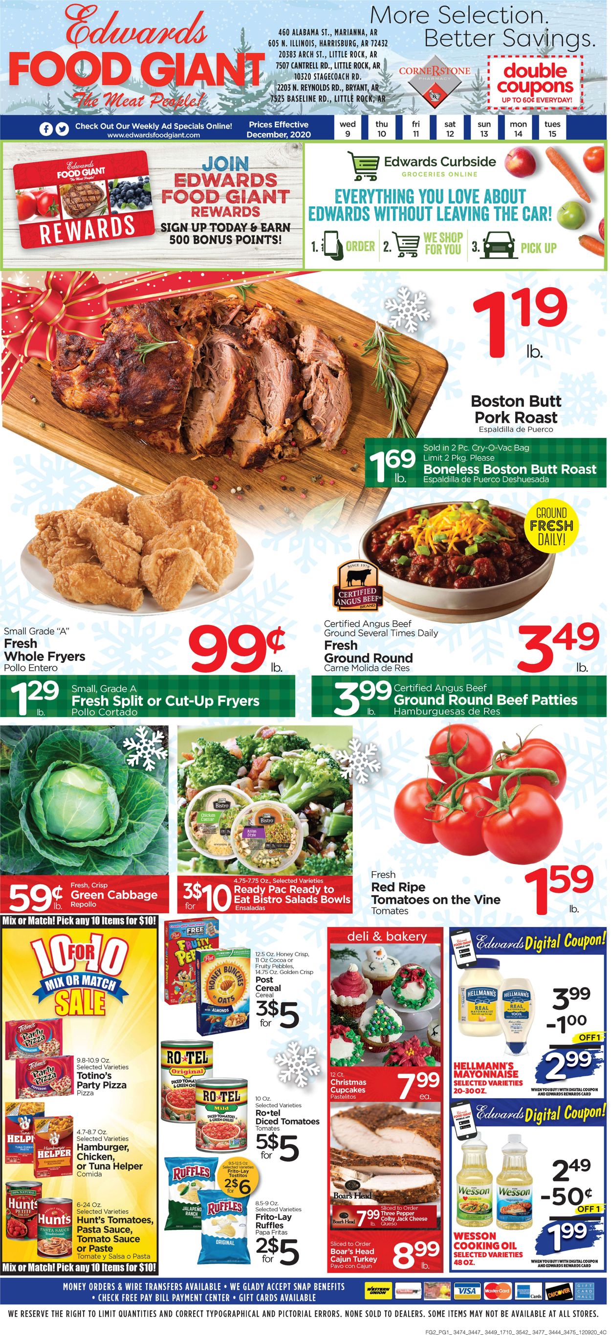 Edwards Food Giant Weekly Ad Circular - valid 12/09-12/15/2020