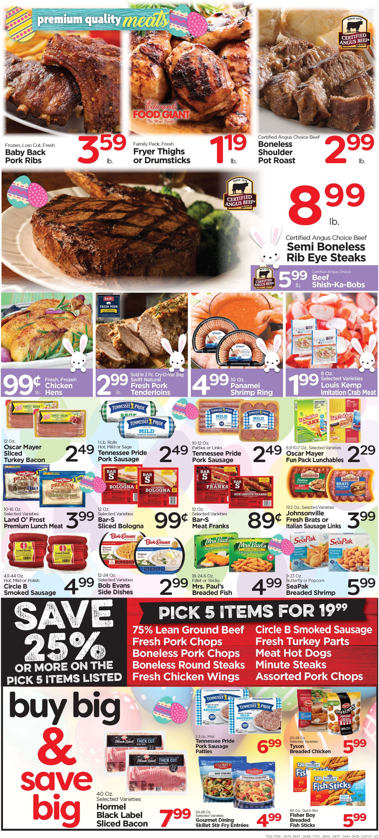 Edwards Food Giant Easter 2021 ad Weekly Ad Circular - valid 03/31-04/06/2021 (Page 4)