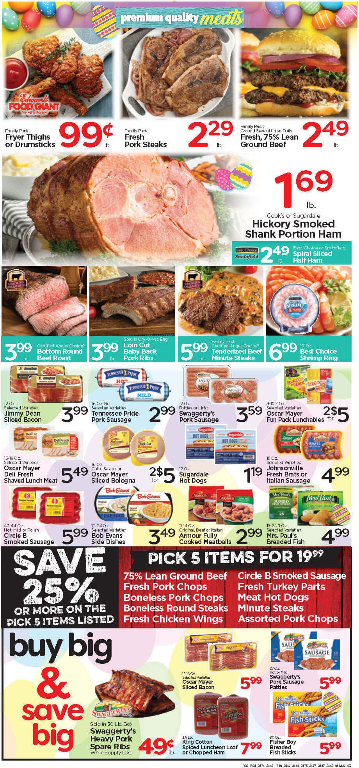 Edwards Food Giant EASTER 2022 Weekly Ad Circular - valid 04/13-04/19/2022 (Page 4)