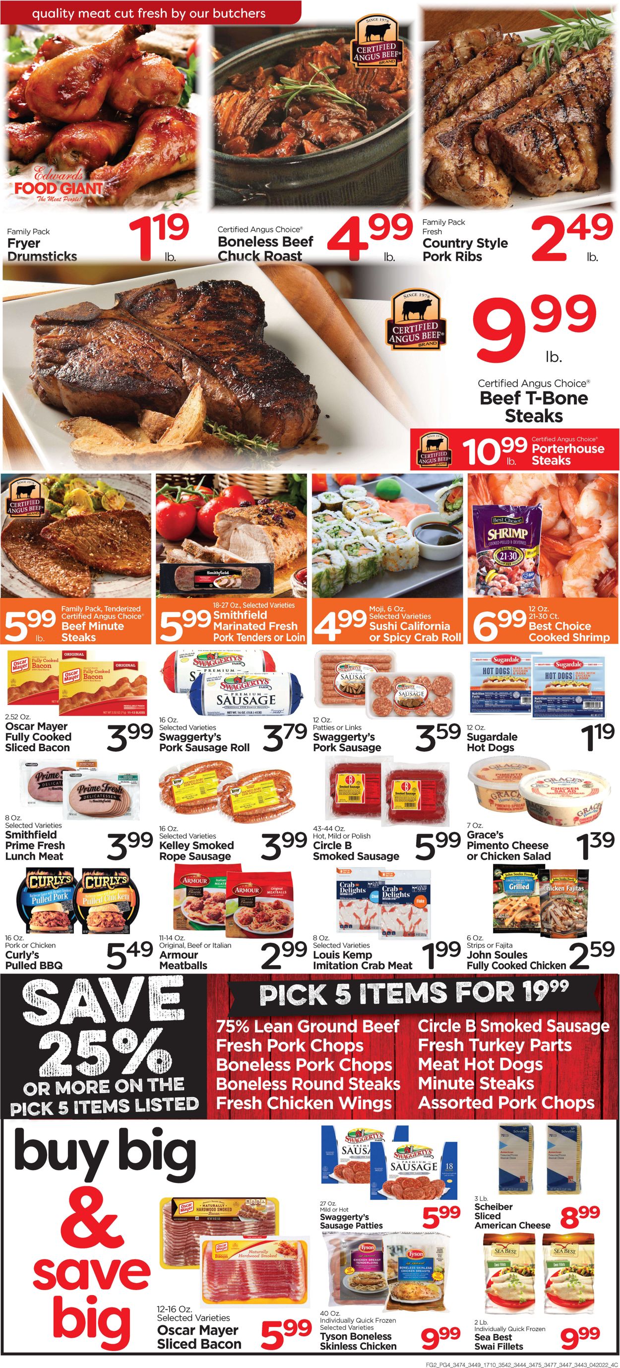Edwards Food Giant Weekly Ad Circular - valid 04/20-04/26/2022 (Page 4)