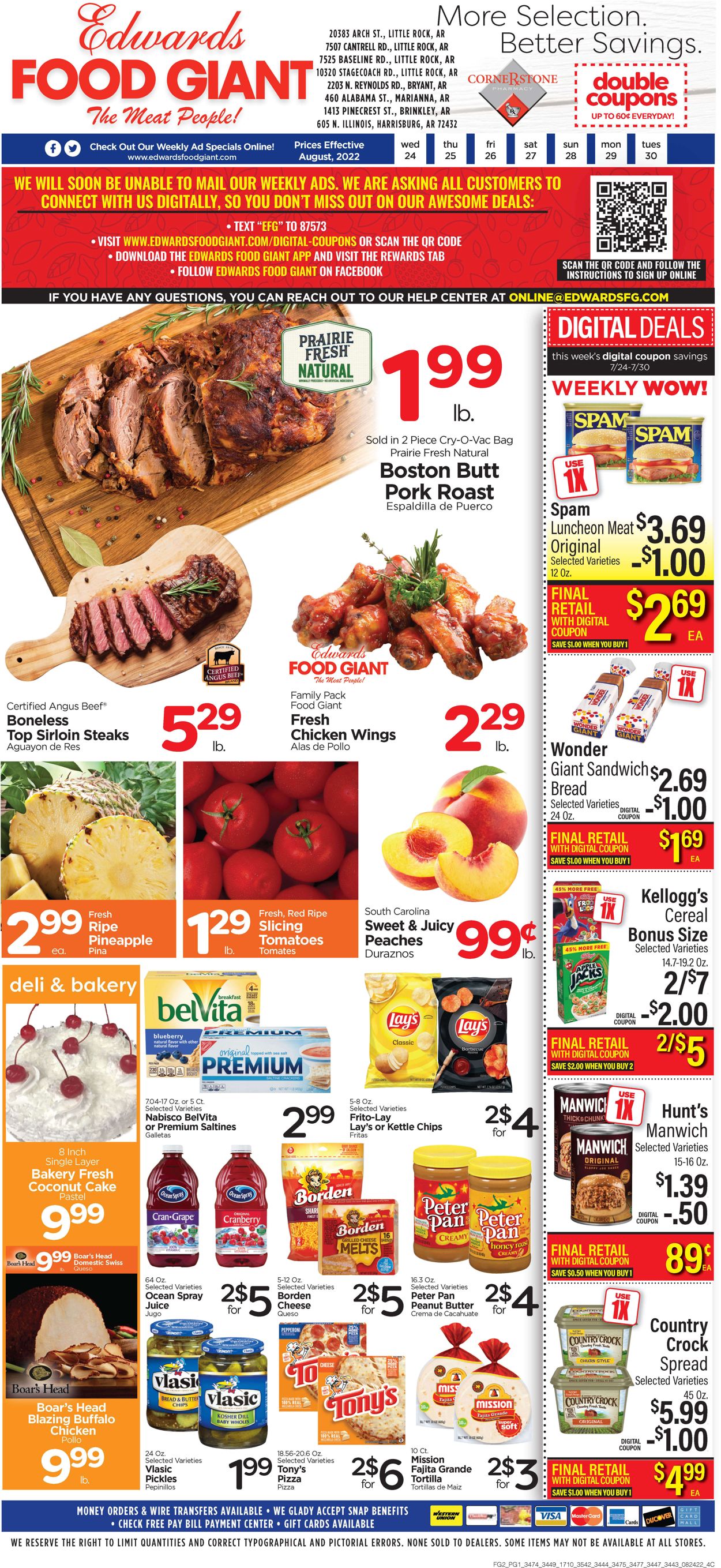 Edwards Food Giant Weekly Ad Circular - valid 08/24-08/30/2022