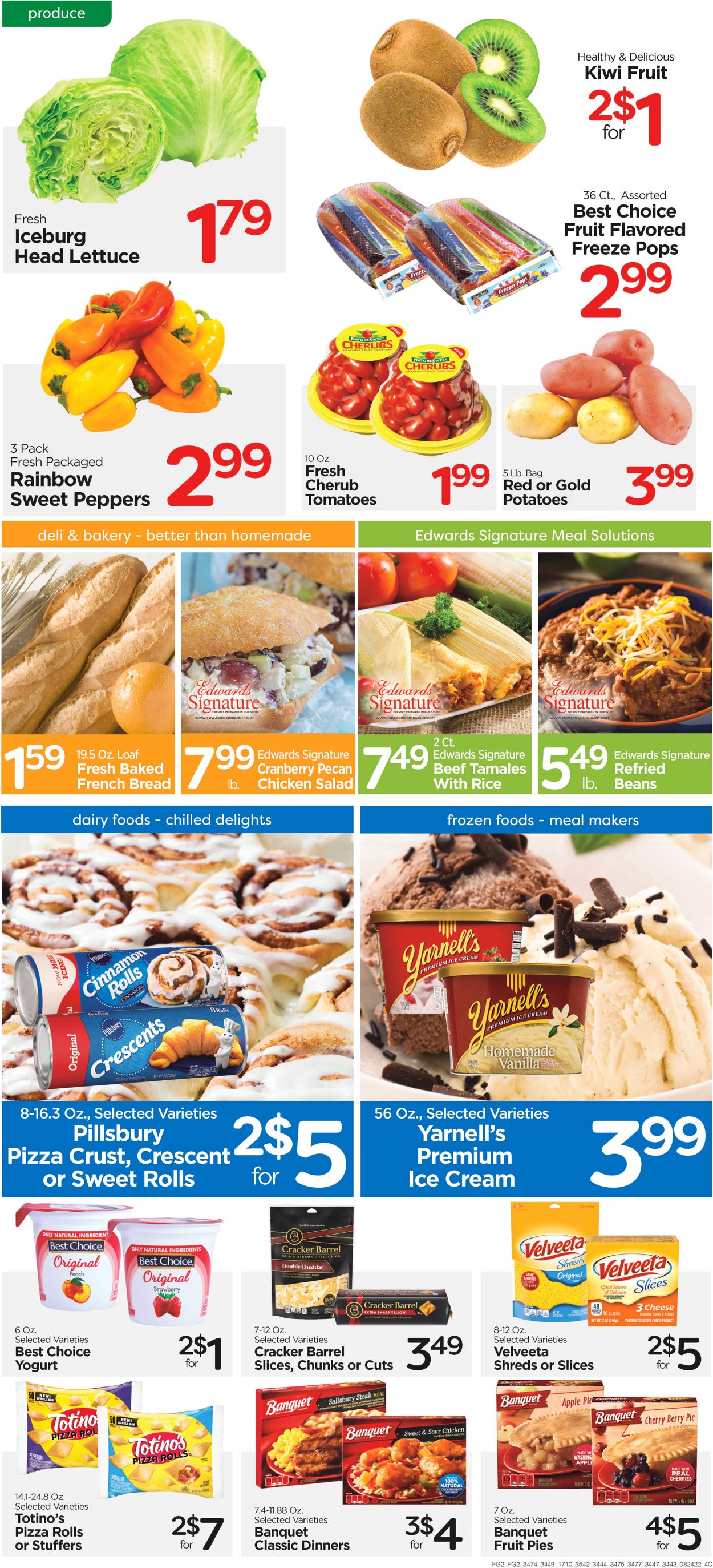 Edwards Food Giant Weekly Ad Circular - valid 08/24-08/30/2022 (Page 2)