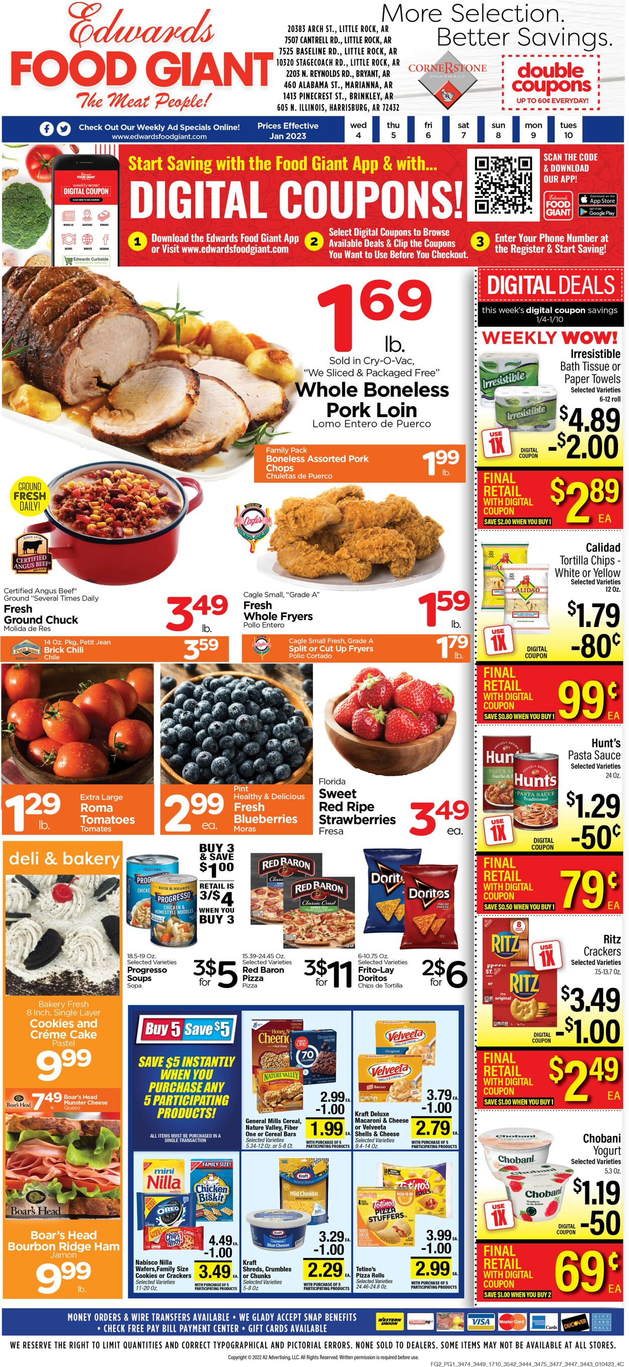 Edwards Food Giant Weekly Ad Circular - valid 01/04-01/10/2023