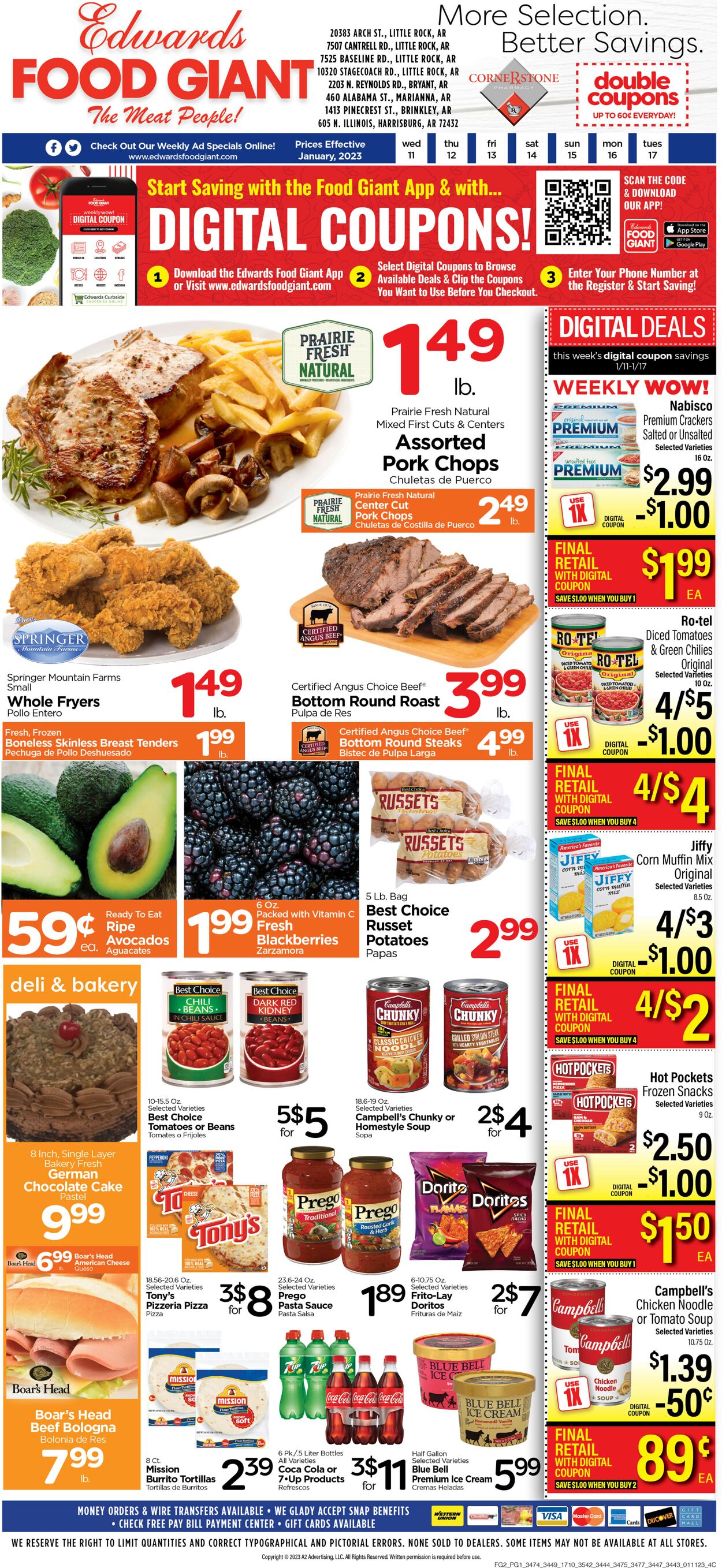 Edwards Food Giant Weekly Ad Circular - valid 01/11-01/17/2023