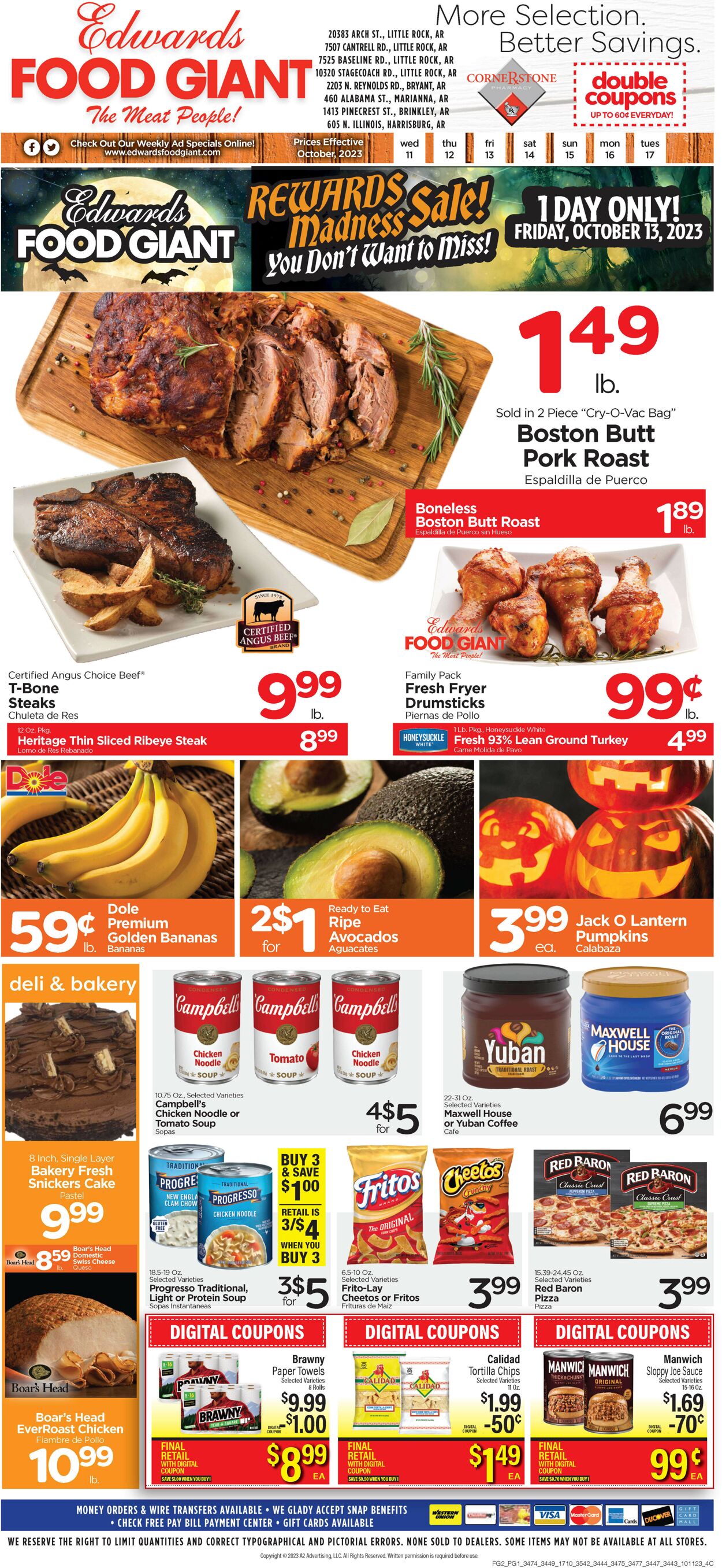 Edwards Food Giant Weekly Ad Circular - valid 10/11-10/17/2023