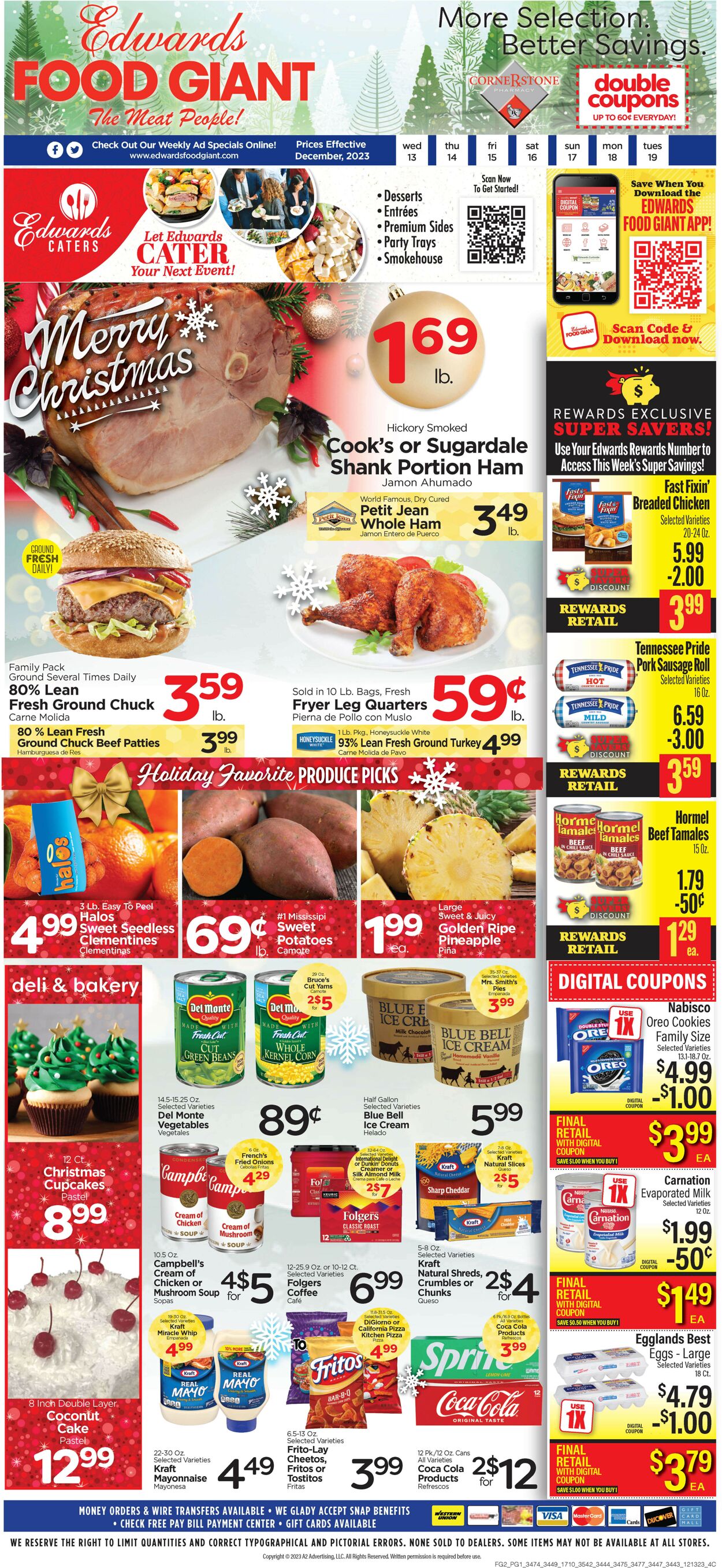 Edwards Food Giant Weekly Ad Circular - valid 12/13-12/19/2023