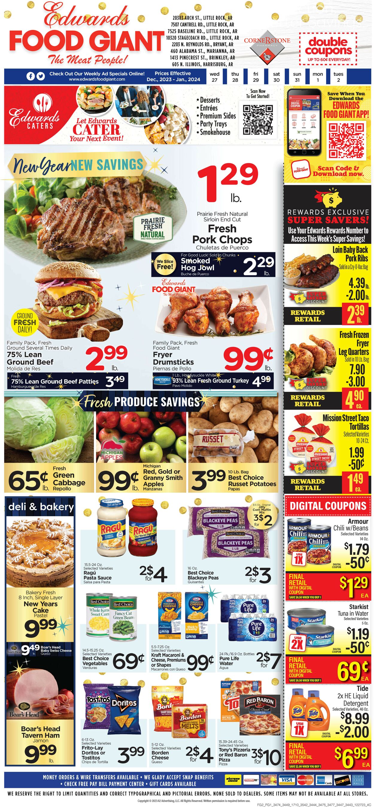 Edwards Food Giant Weekly Ad Circular - valid 12/27-01/02/2024