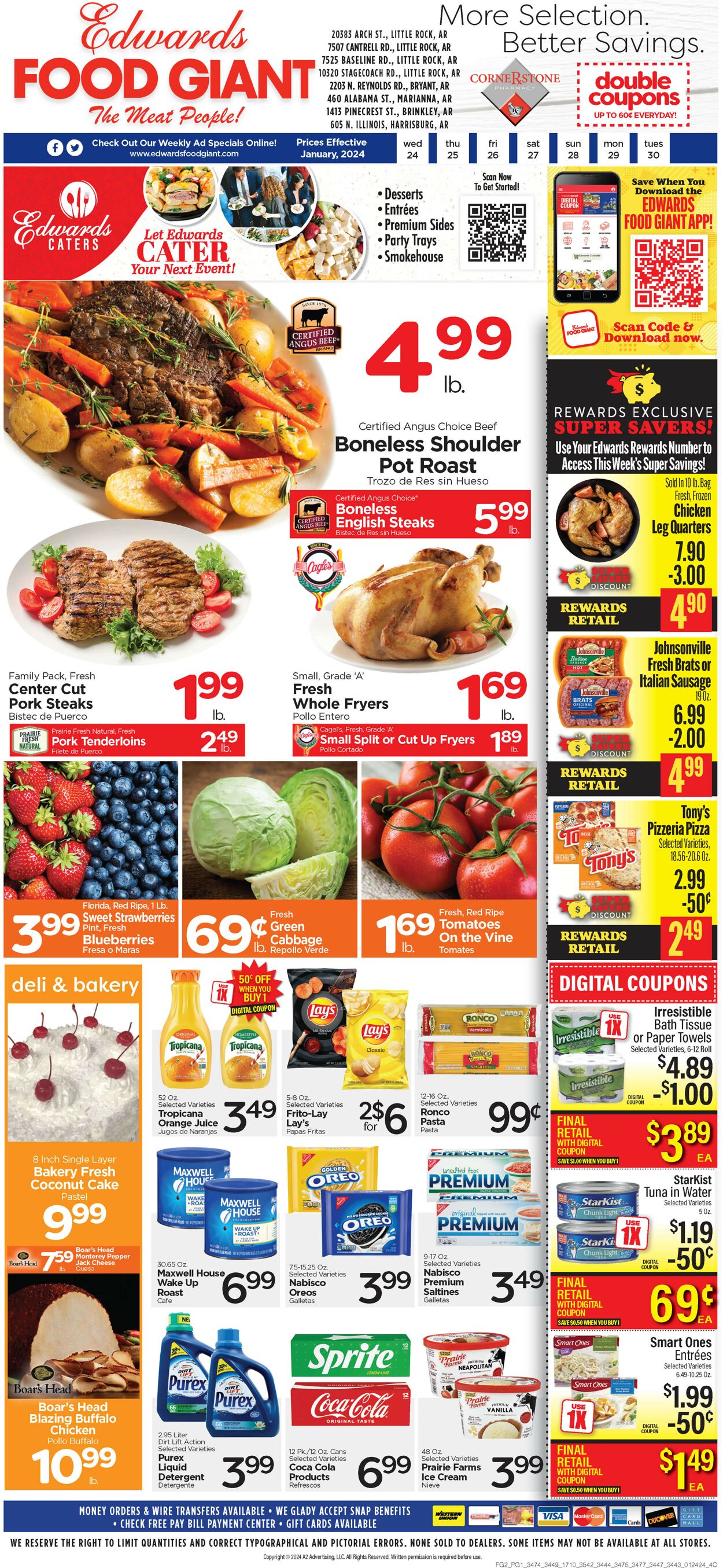 Edwards Food Giant Weekly Ad Circular - valid 01/24-01/30/2024