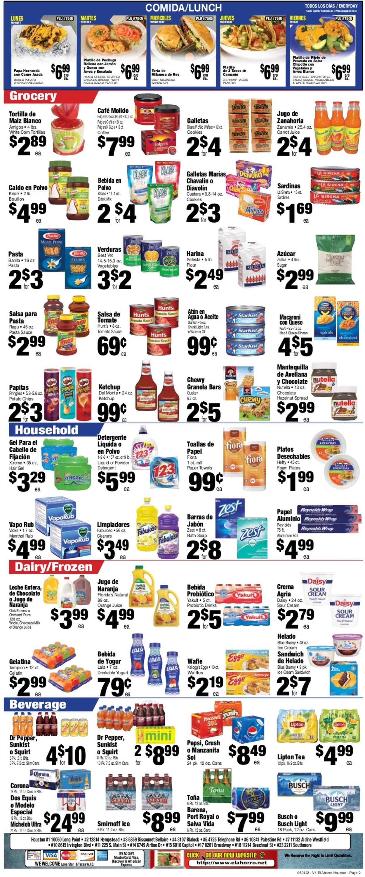 El Ahorro Supermarket Weekly Ad Circular - valid 06/01-06/07/2022 (Page 2)