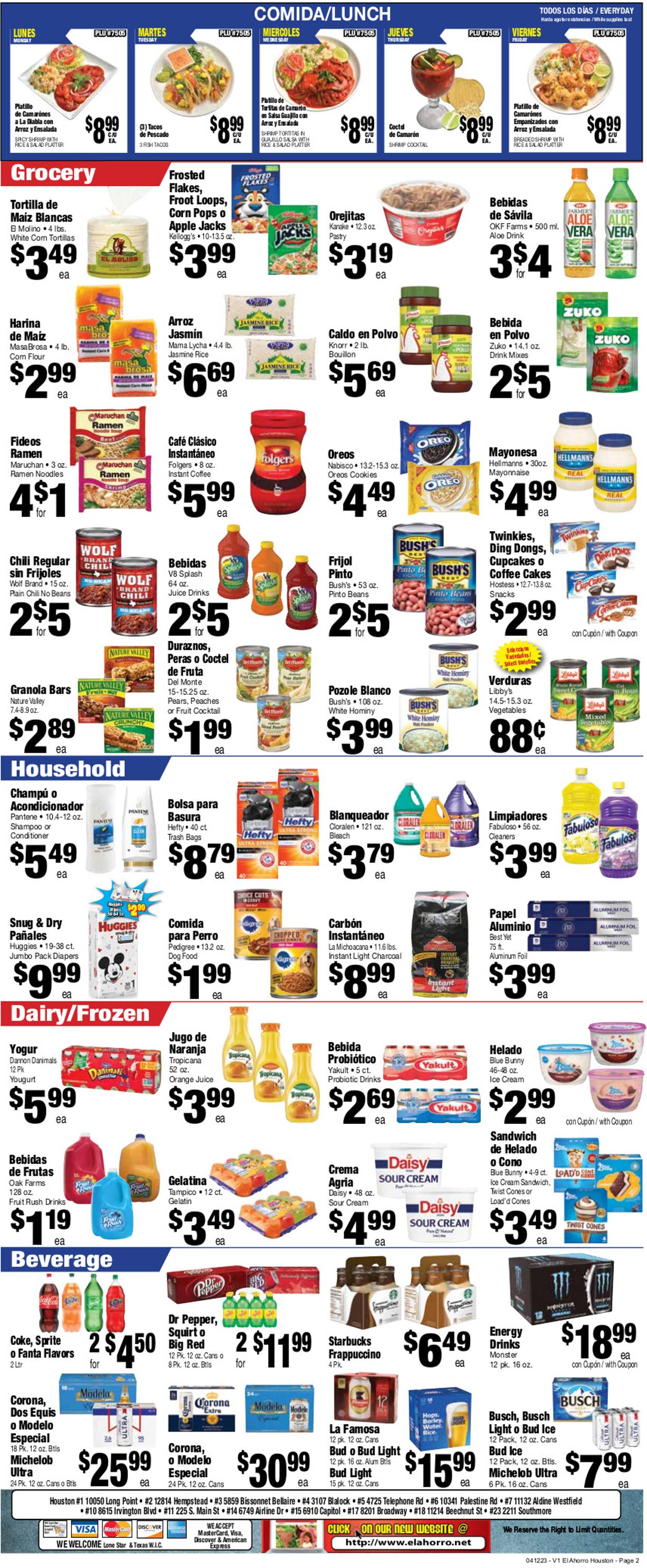 El Ahorro Supermarket Weekly Ad Circular - valid 04/12-04/18/2023 (Page 2)