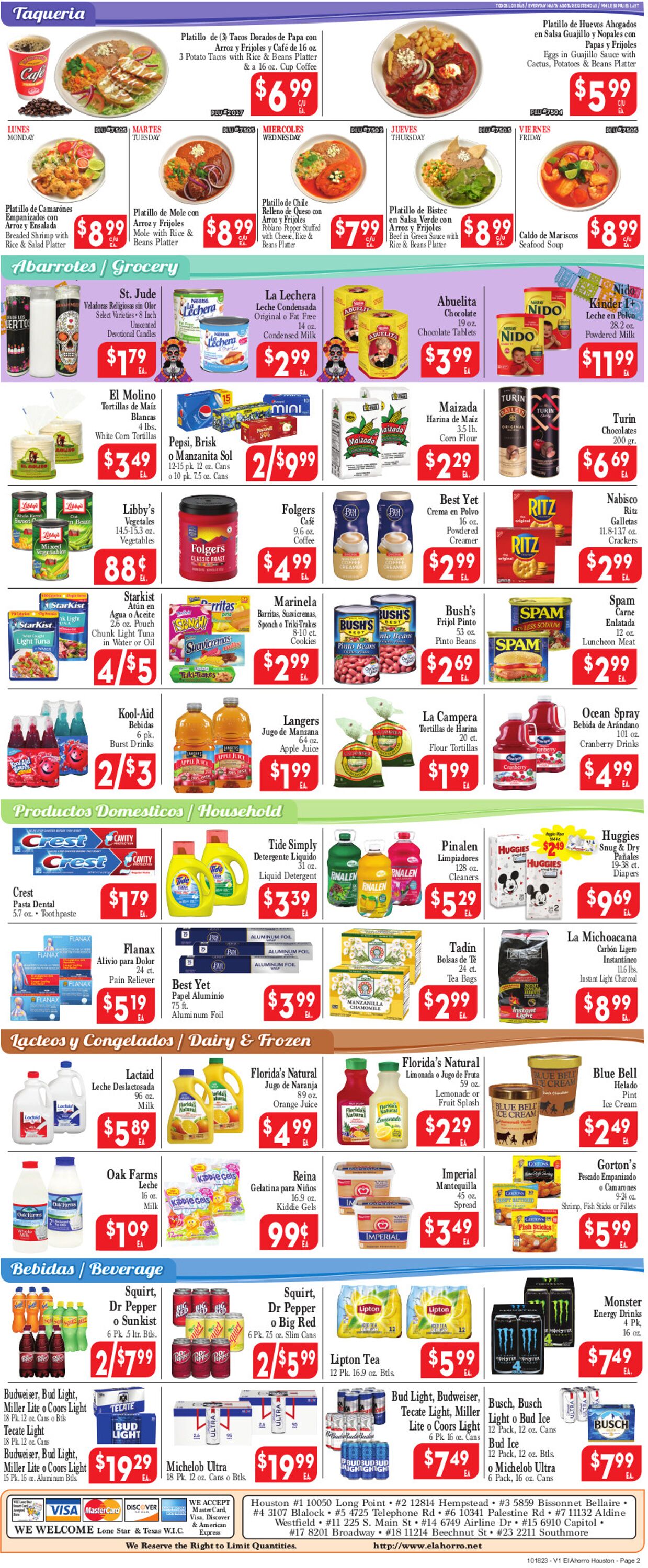El Ahorro Supermarket Weekly Ad Circular - valid 10/18-10/25/2023 (Page 2)