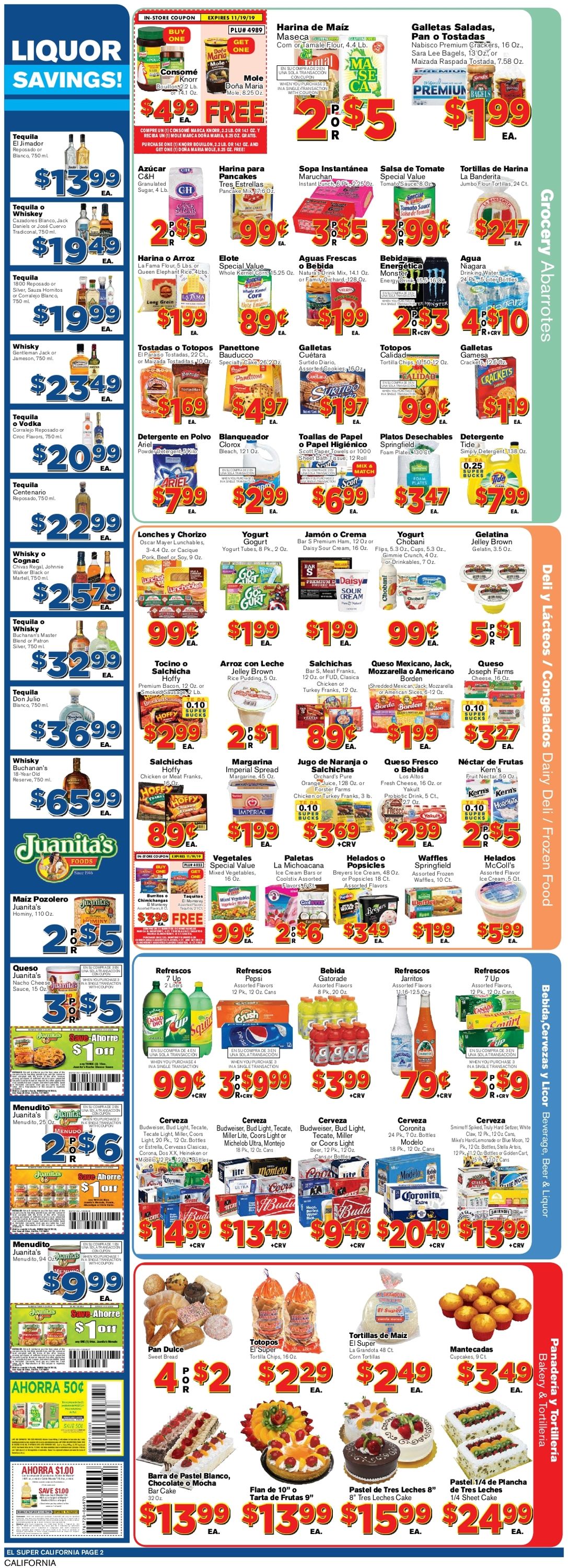 El Super Weekly Ad Circular - valid 11/13-11/19/2019 (Page 2)