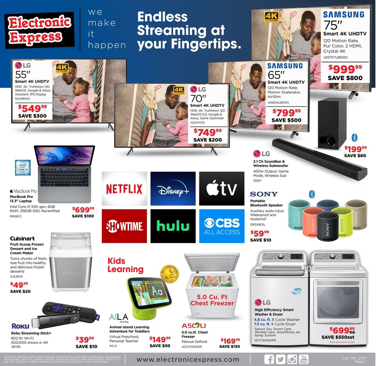 Electronic Express Weekly Ad Circular - valid 07/11-07/17/2021