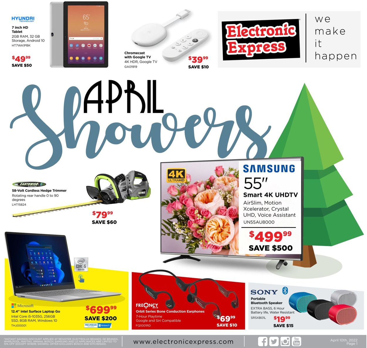Electronic Express Weekly Ad Circular - valid 04/10-04/16/2022