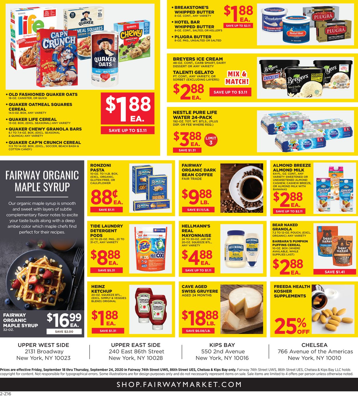 Fairway Market Weekly Ad Circular - valid 09/18-09/24/2020 (Page 2)