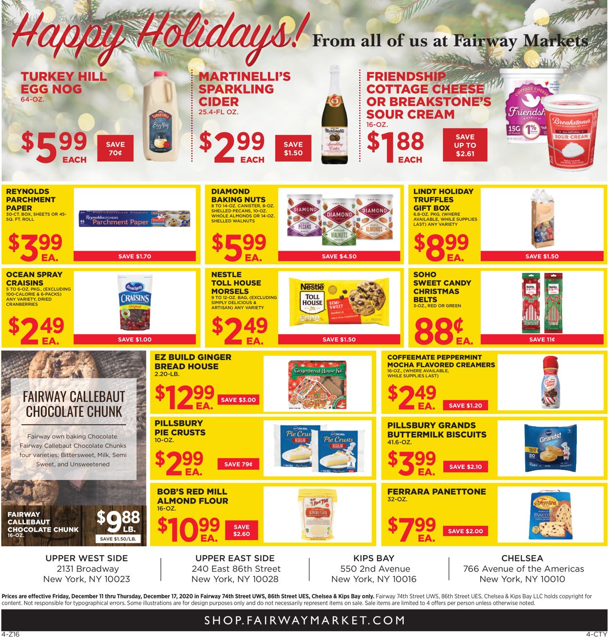 Fairway Market Weekly Ad Circular - valid 12/11-12/17/2020 (Page 4)