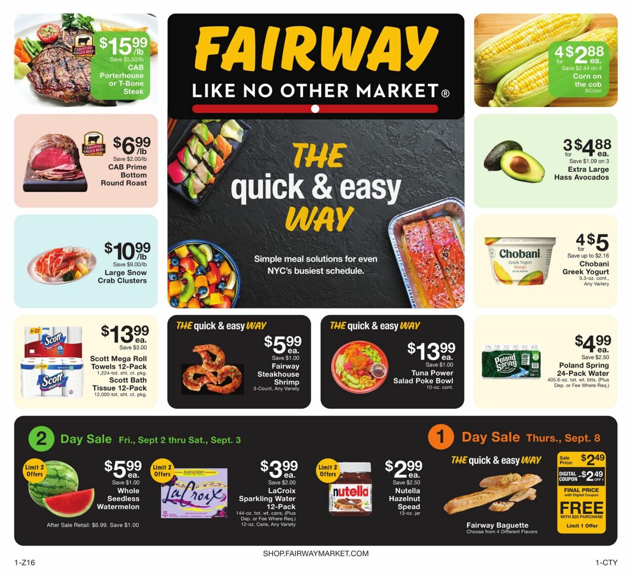 Fairway Market Weekly Ad Circular - valid 09/09-09/15/2022