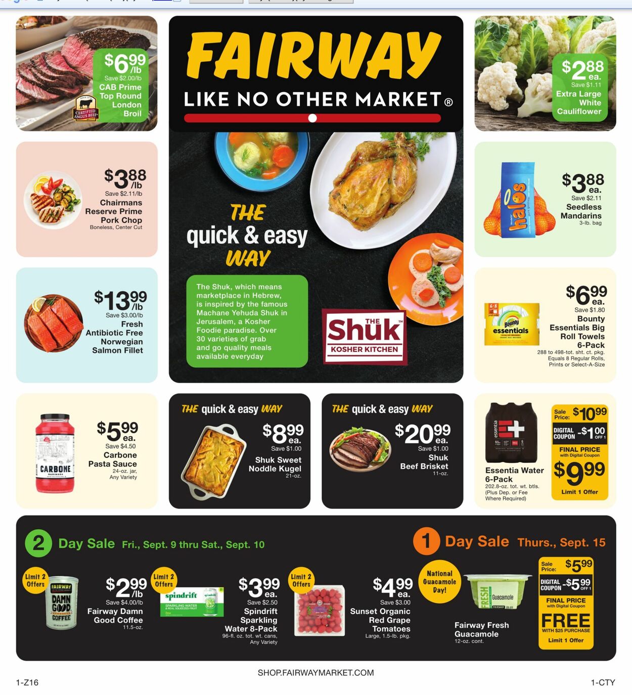 Fairway Market Weekly Ad Circular - valid 09/16-09/22/2022
