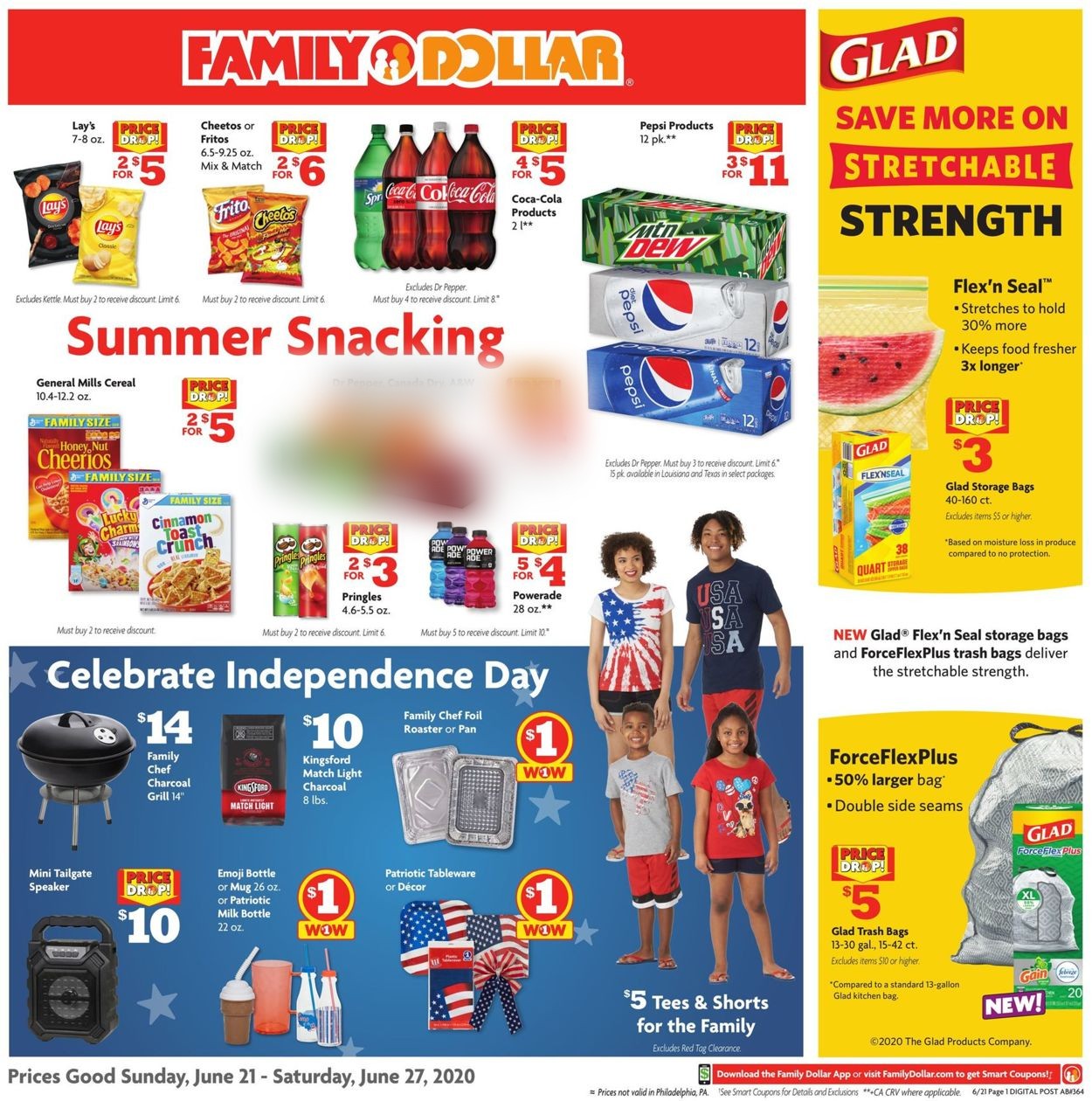 Family Dollar Weekly Ad Circular - valid 06/21-06/27/2020