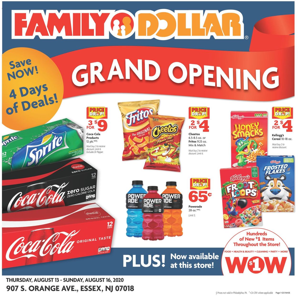 Family Dollar Weekly Ad Circular - valid 08/13-08/16/2020