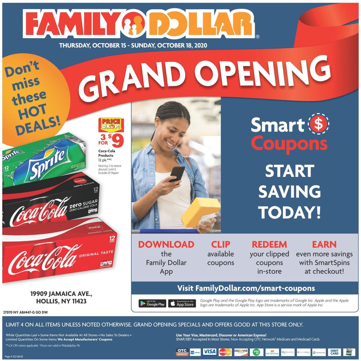 Family Dollar Weekly Ad Circular - valid 10/15-10/18/2020 (Page 4)