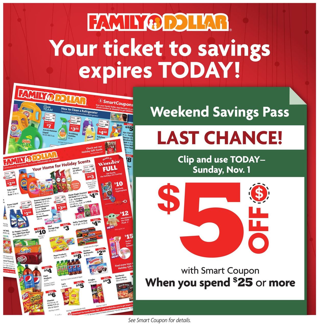 Family Dollar Weekly Ad Circular - valid 11/01-11/07/2020
