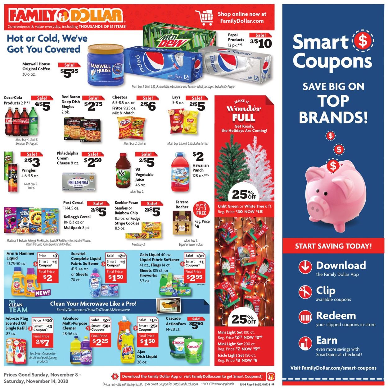 Family Dollar Holiday 2020 Weekly Ad Circular - valid 11/08-11/14/2020 (Page 2)