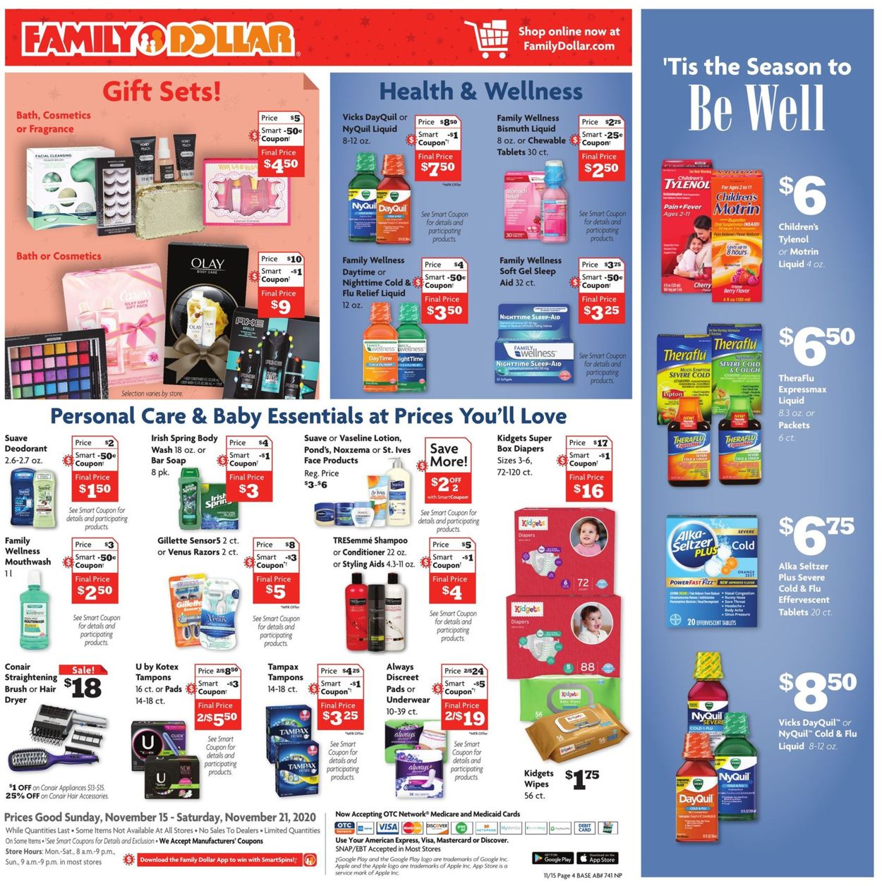 Family Dollar Holiday 2020 Weekly Ad Circular - valid 11/15-11/21/2020 (Page 4)