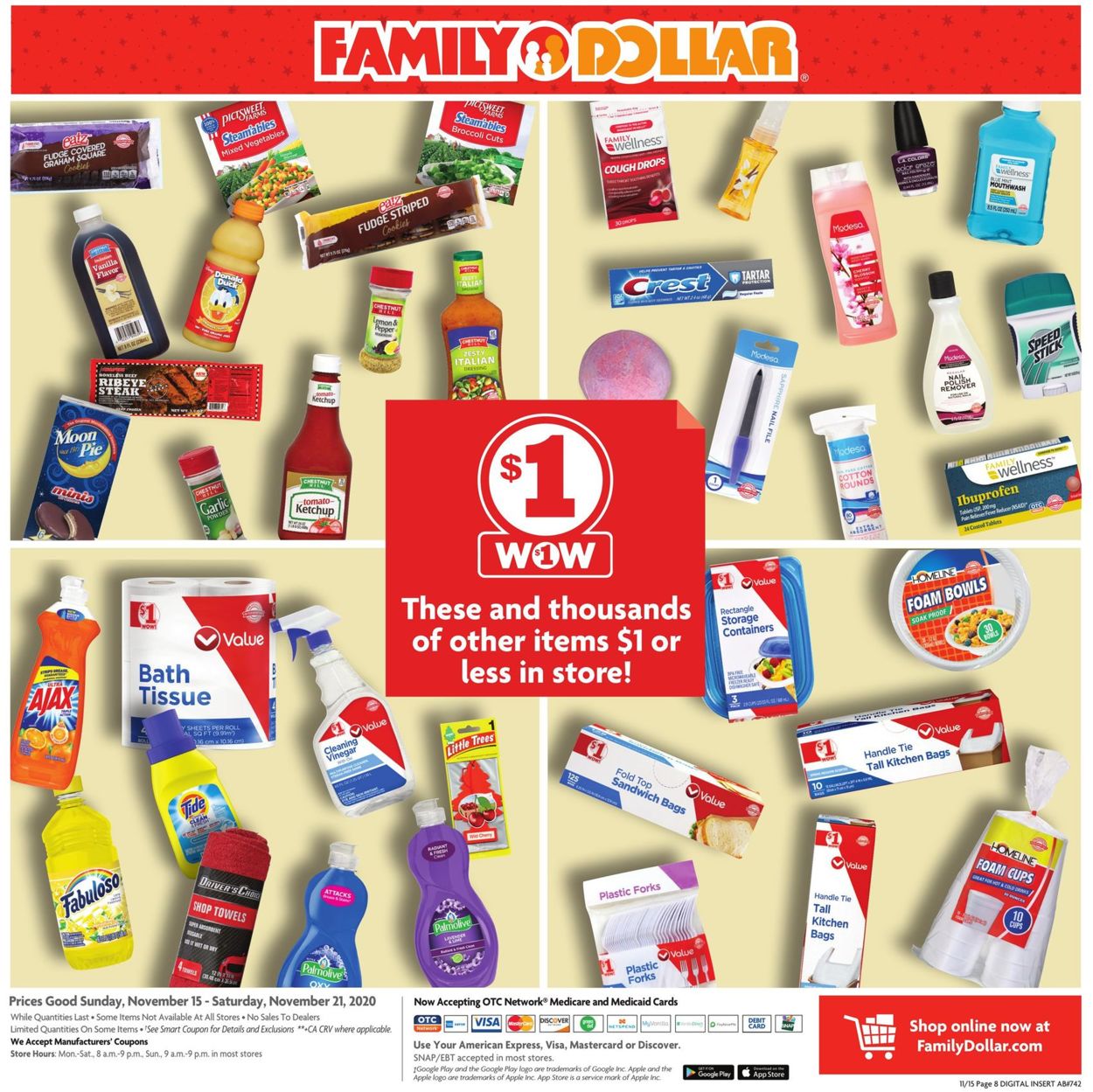 Family Dollar Holiday 2020 Weekly Ad Circular - valid 11/15-11/21/2020 (Page 14)