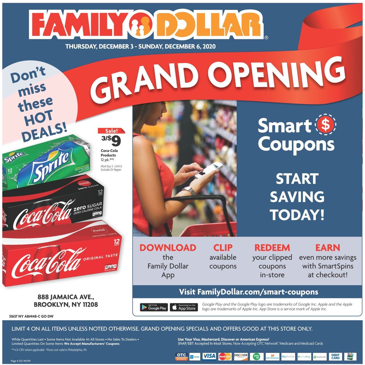 Family Dollar Weekly Ad Circular - valid 12/03-12/06/2020 (Page 4)