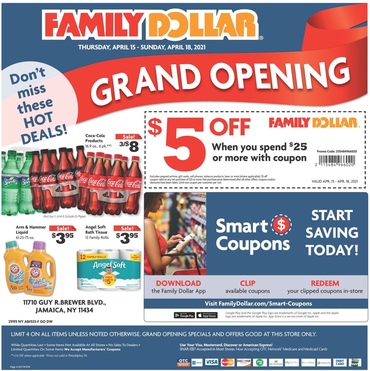 Family Dollar Weekly Ad Circular - valid 04/15-04/18/2021 (Page 4)