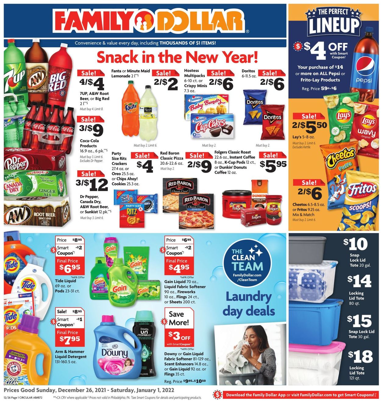 Family Dollar Weekly Ad Circular - valid 12/26-01/01/2022