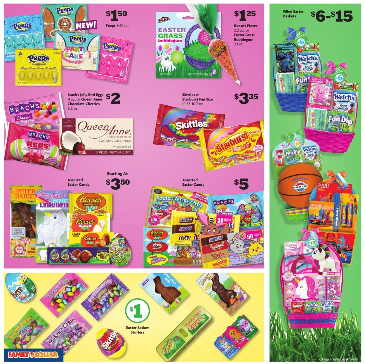 Family Dollar EASTER 2022 Weekly Ad Circular - valid 04/03-04/09/2022 (Page 3)