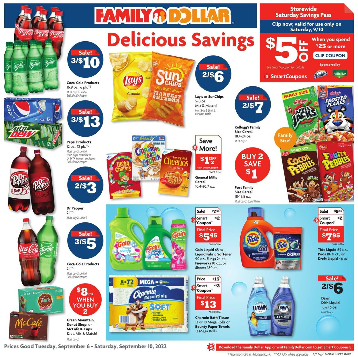 Family Dollar Weekly Ad Circular - valid 09/06-09/10/2022