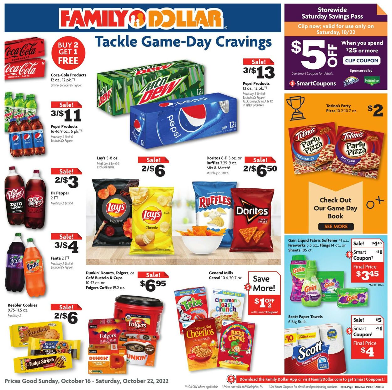 Family Dollar Weekly Ad Circular - valid 10/16-10/22/2022