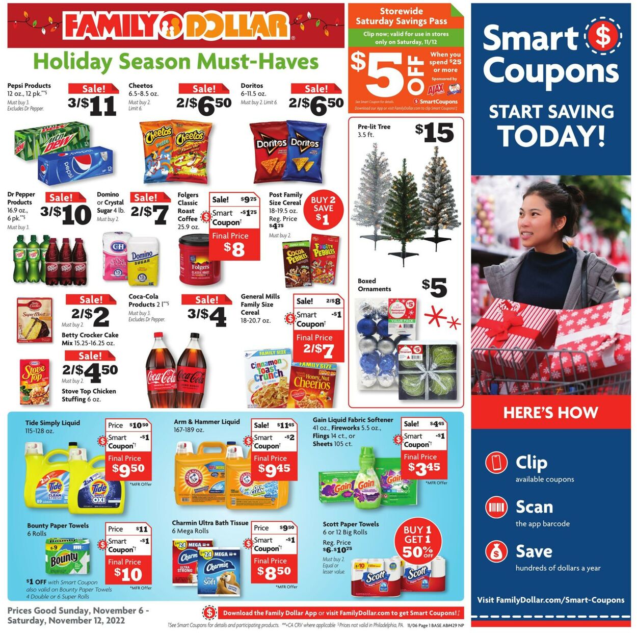 Family Dollar Weekly Ad Circular - valid 11/06-11/12/2022