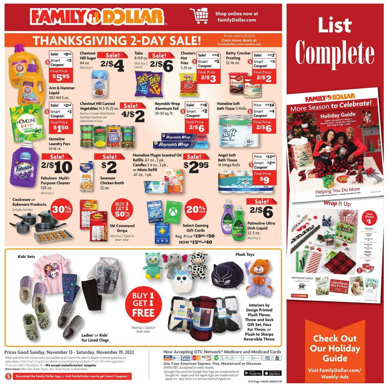 Family Dollar Weekly Ad Circular - valid 11/13-11/19/2022 (Page 10)