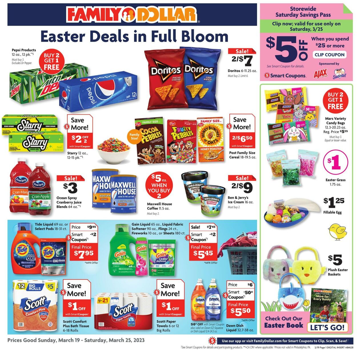 Family Dollar Weekly Ad Circular - valid 03/19-03/25/2023