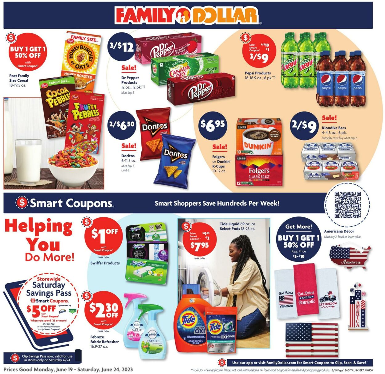 Family Dollar Weekly Ad Circular - valid 06/19-06/24/2023