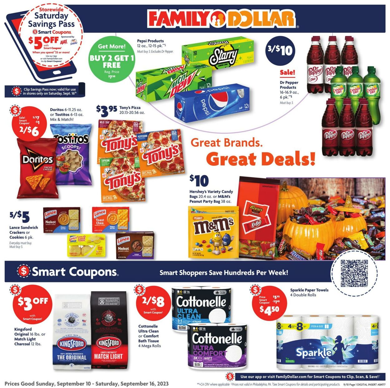 Family Dollar Weekly Ad Circular - valid 09/10-09/16/2023