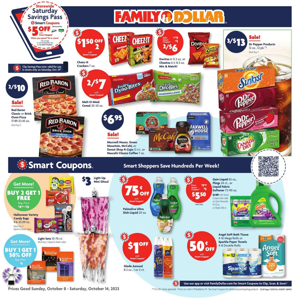 Family Dollar Weekly Ad Circular - valid 10/08-10/14/2023