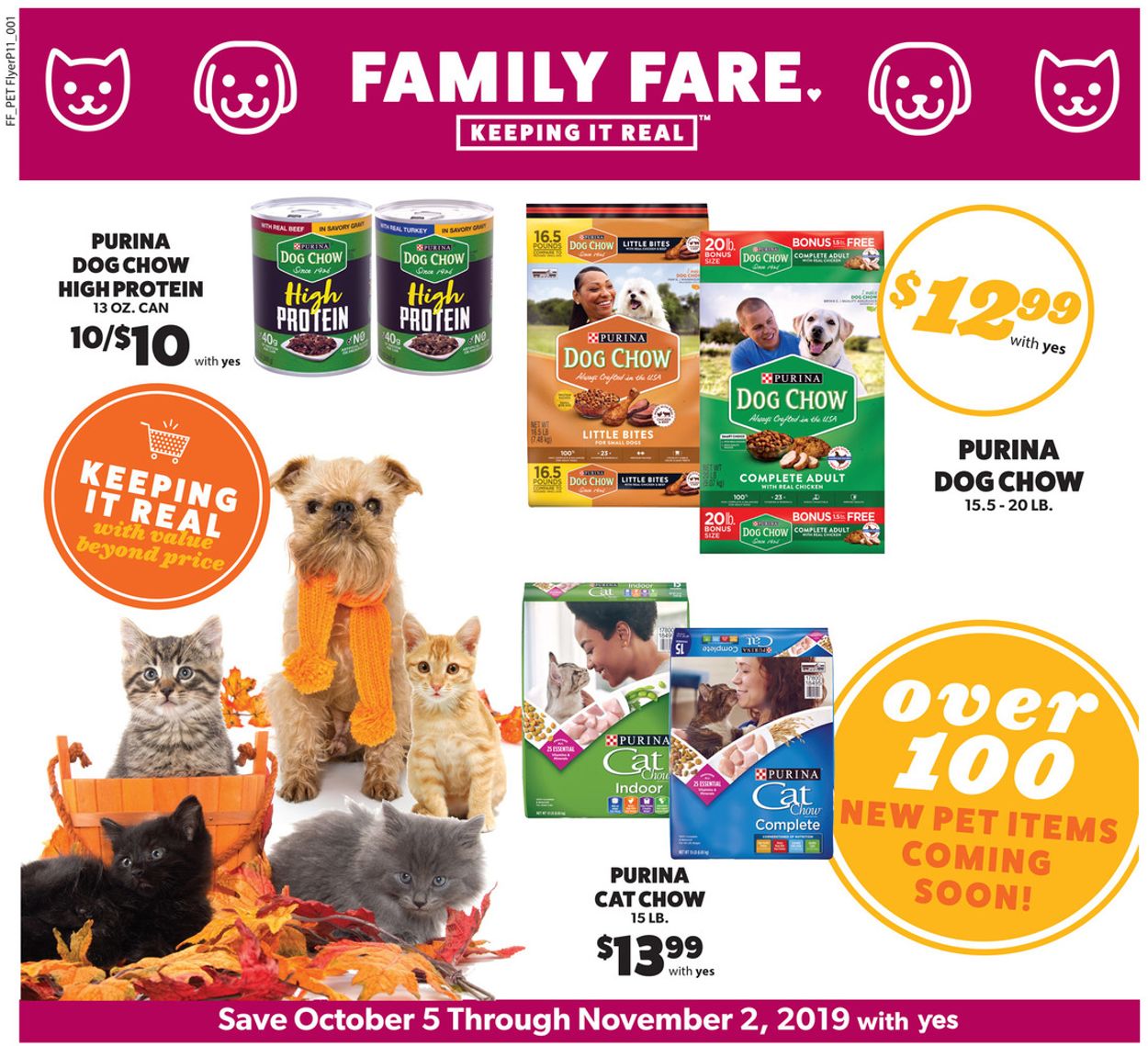Family Fare Weekly Ad Circular - valid 10/05-11/02/2019