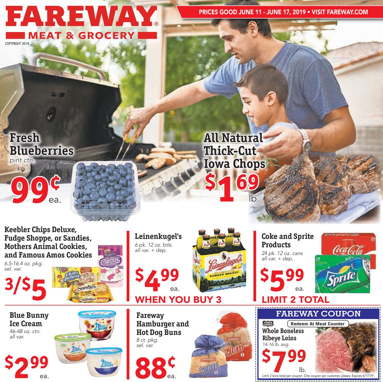 Fareway Weekly Ad Circular - valid 06/11-06/17/2019