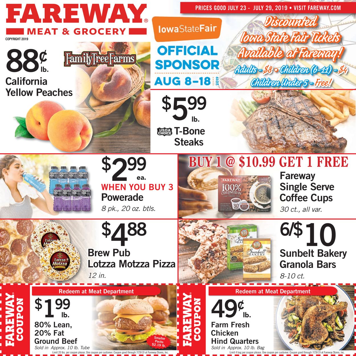 Fareway Weekly Ad Circular - valid 07/23-07/29/2019