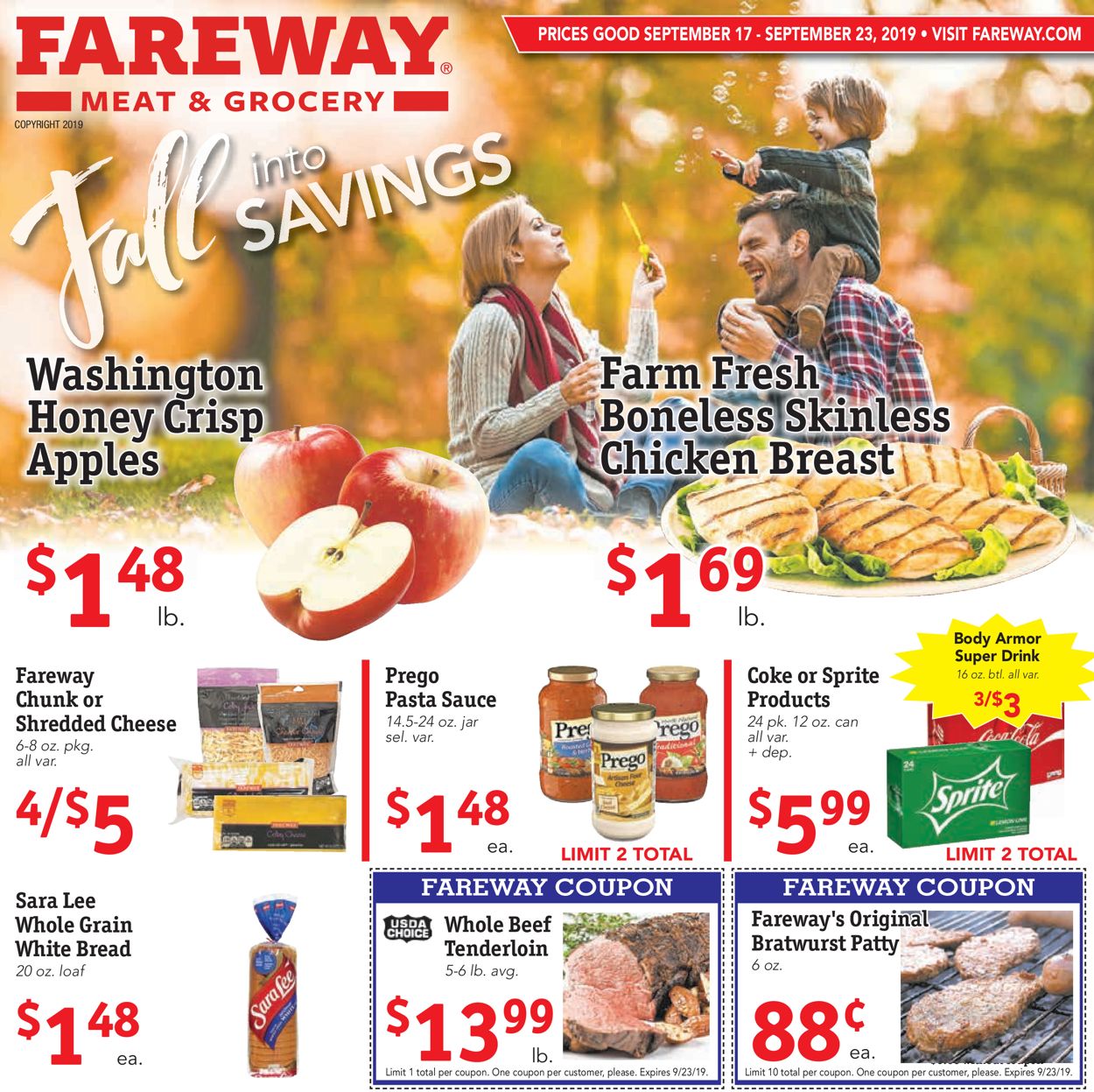 Fareway Weekly Ad Circular - valid 09/17-09/23/2019