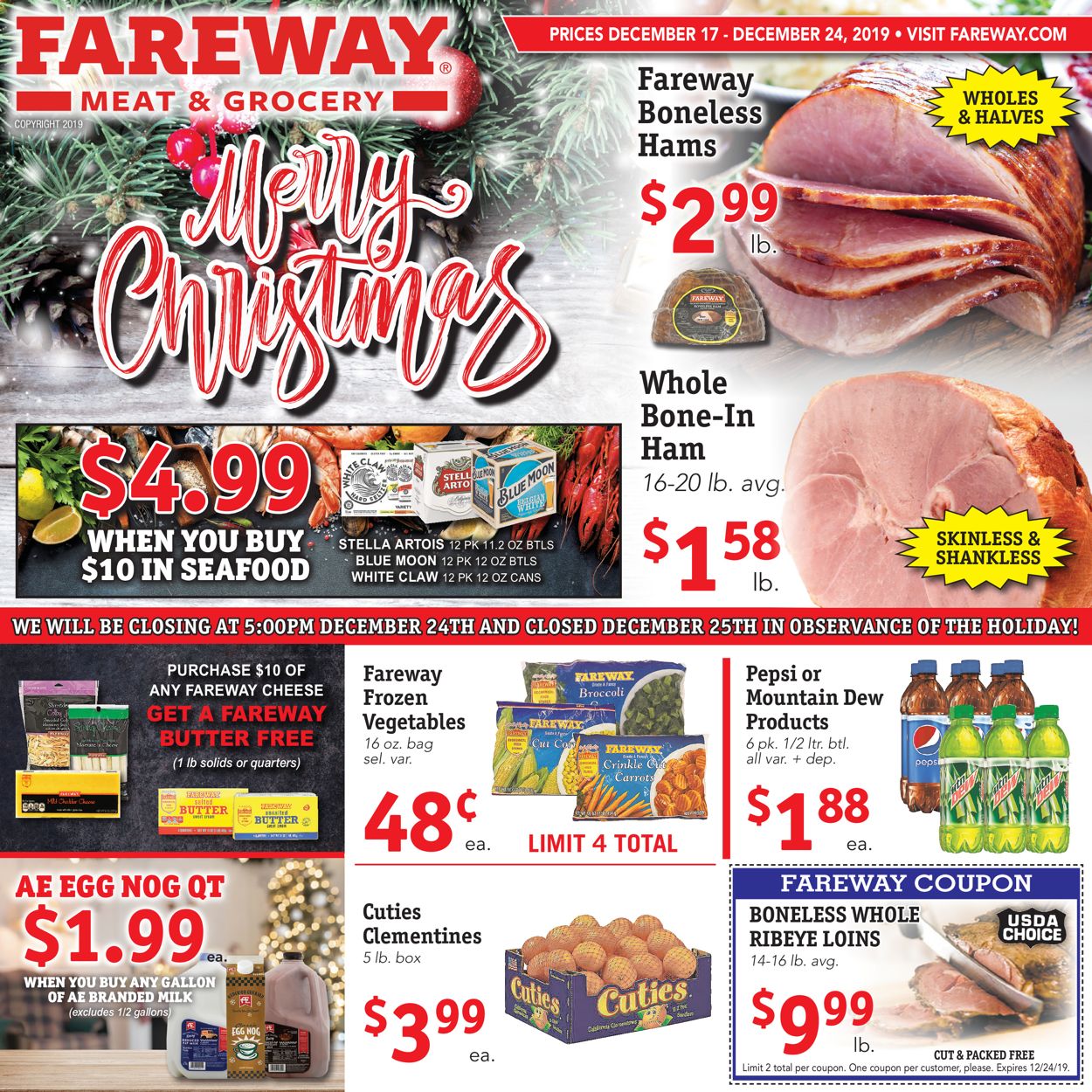 Fareway - Christmas Ad 2019 Weekly Ad Circular - valid 12/17-12/24/2019