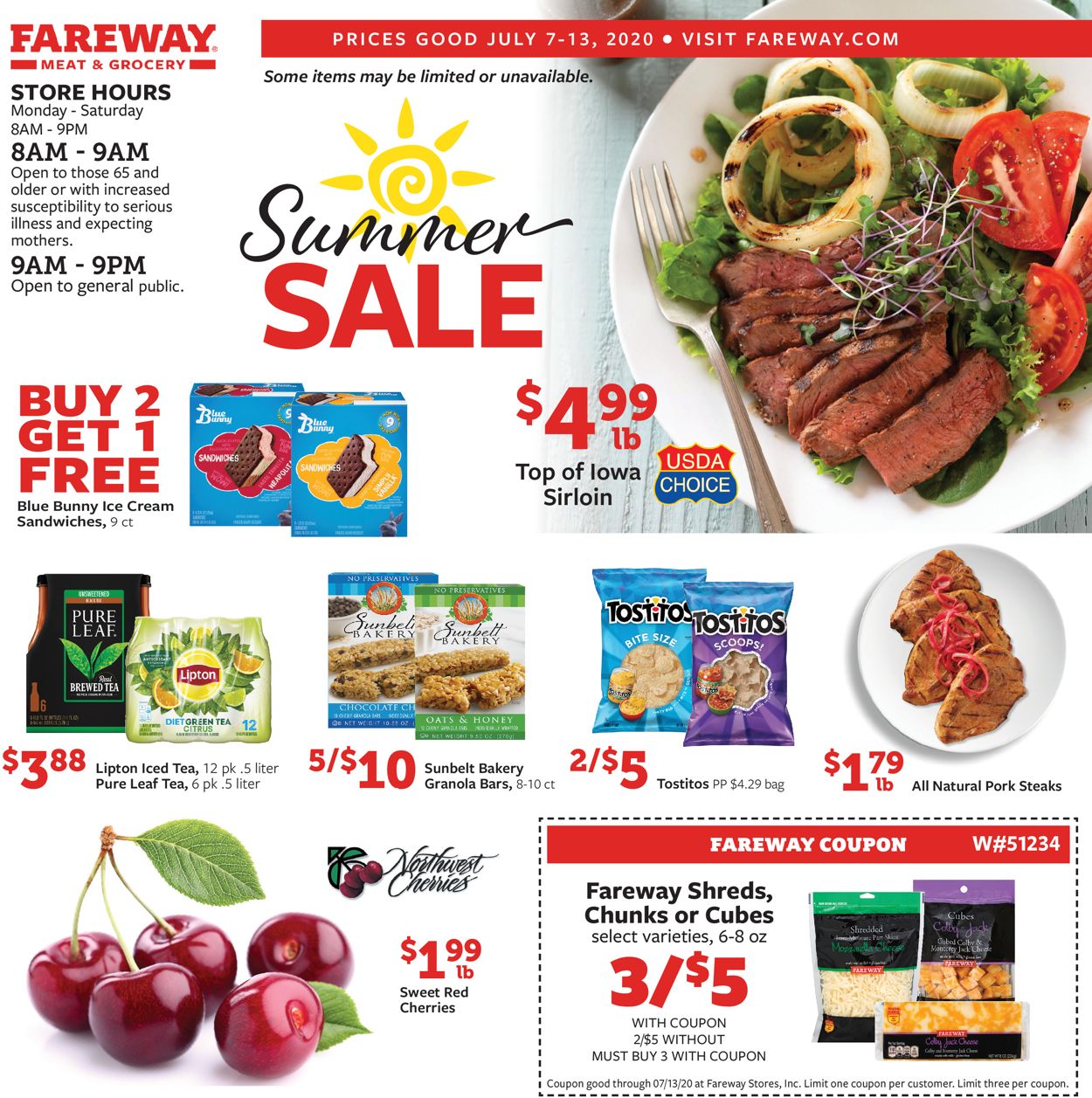 Fareway Weekly Ad Circular - valid 07/07-07/13/2020