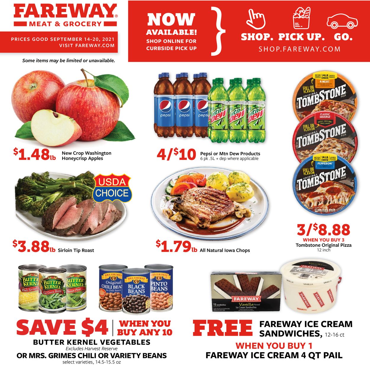 Fareway Weekly Ad Circular - valid 09/14-09/20/2021